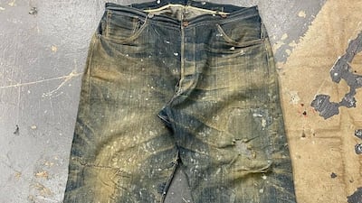 The 1880s Levi's are still wearable and were bought by vintage clothing specialists. Photo: Denim Doctor / Instagram