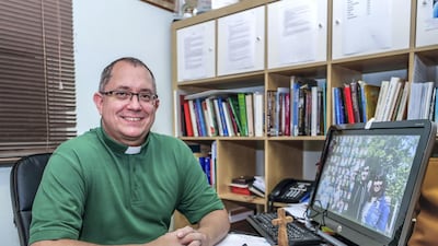 Reverend Andy Thompson of St Andrew’s Anglican Church will be heading to Washington DC as part of the UAE's delegation to the Ministerial to Advance Religious Freedom. Victor Besa / The National