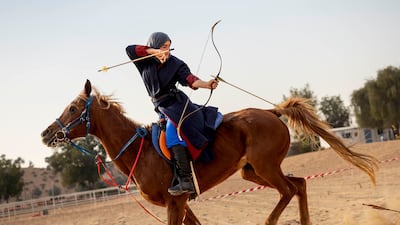 Maymunah Rodrigues, who travelled from London to take part. All Photos: Antonie Robertson/The National