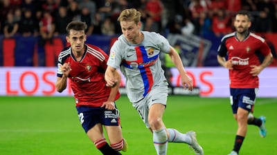 Frenkie De Jong – 8. Involved in the build-up for Barcelona’s equaliser and he directly set up the winner. He celebrated wildly – as did his manager as they moved five points clear at the top of the league. Reuters