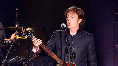McCartney played 37 songs over the course of two-and-a-half hours. Antonie Robertson / The National