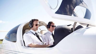 William Blackburn (right) died in a plane crash in Dubai last week. Courtesy William Blackburn Facebook