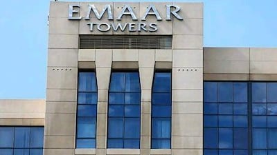 Emaar rose 0.8 per cent to Dh2.43 a share. Pawan Singh / The National