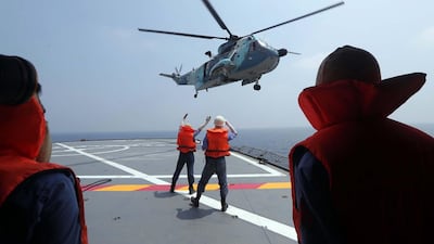 Iran has been developing its assets in the Strait of Hormuz. EPA