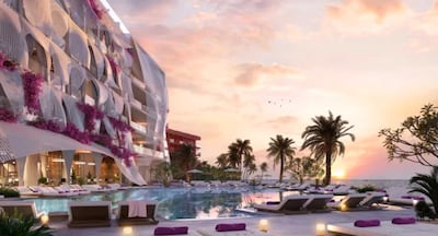 Marbella Resort Vignette Collection sits within The Heart of Europe on Dubai’s World Islands. Photo: IHG