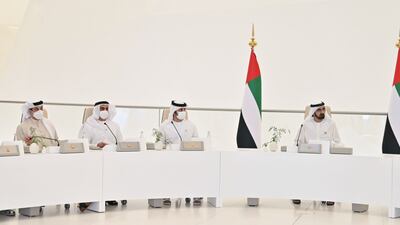 Sheikh Maktoum bin Mohammed was announced as chairman of the General Budget Committee of the Federation and of the Federal Tax Authority