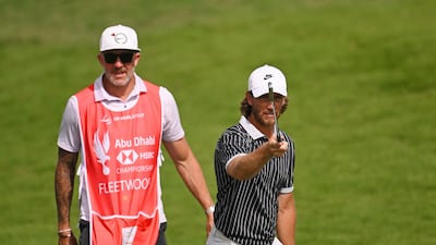 Tommy Fleetwood on day two of the Abu Dhabi HSBC Championship at Yas Links. Getty Images