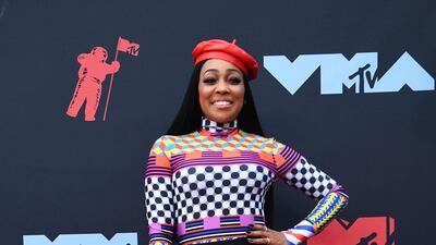 Monica arrives at the MTV Video Music Awards on Monday, August 26. AFP