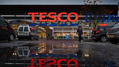 Tesco, the UK’s largest supermarket chain, will report its first-half results this week. Getty Images