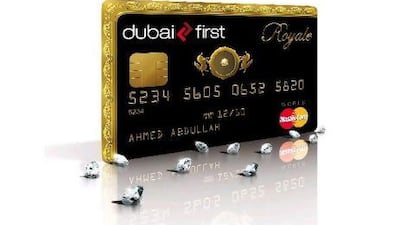 With a solitaire diamond in the middle, the invite-only Royale card is intended for royalty and the world's multimillionaires. Courtesy of Dubai First