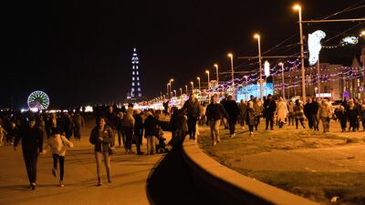 Blackpool is one of the 11 UK cities where overall footfall has returned to pre-pandemic levels. Alamy