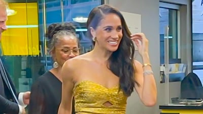 Meghan, Duchess of Sussex, and her mother Doria Ragland at the Women Of Vision awards. Photo: Raymond Hall