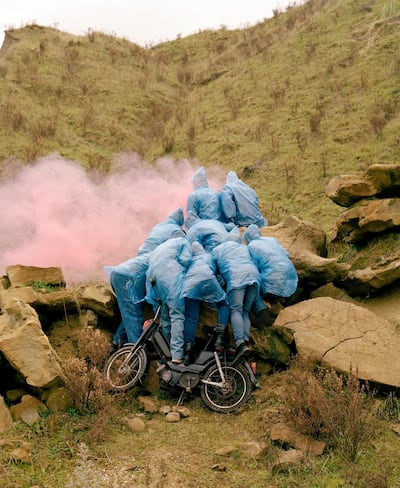 Olag Balzap’s image ‘Rain Jackets’ from his ‘Home: Leaving One for Another’ series. Courtesy Olag Balzap