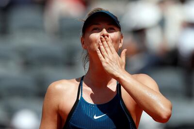 Maria Sharapova has hit form at just the right at the French Open. Christian Hartmann / Reuters
