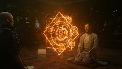 Doctor Strange has an audience with The Ancient One. Film Frame / Marvel