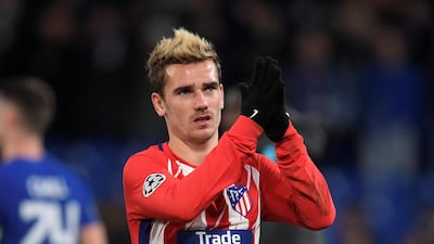 Atletico Madrid forward Antoine Griezmann could be wearing the blue and red shirt next season. Toby Melville / Reuters