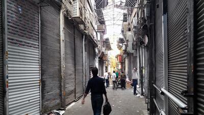 Iranian shops are closed in Tehran's old grand bazaar following the protest in Tehran, Iran, 25 June 2018. Tehran's old grand bazaar was closed as people protests in the streets over the economic situation. Stringer / EPA