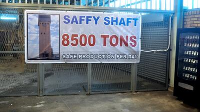 Underground mining is one of the world’s most dangerous occupations and safety awareness is constantly stressed. Gavin du Venage / The National