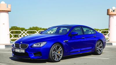 The BMW M6 Gran Coupé is seductive inside and out and offers plenty of room for four adults. Mona Al-Marzooqi / The National