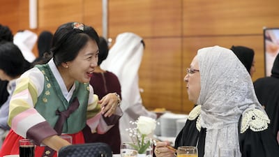 The event was attended by UAE nationals, diplomats and government officials. Chris Whiteoak / The National