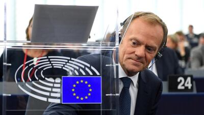 European Council President Donald Tusk has said he is open to a 'long extension' of Article 50. AFP PHOTO
