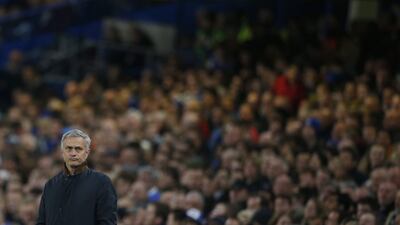 Chelsea manager Jose Mourinho shown during his team's Champions League match against Dynamo Kiev at midweek. Andrew Coulridge / Action Images / Reuters / November 4, 2015