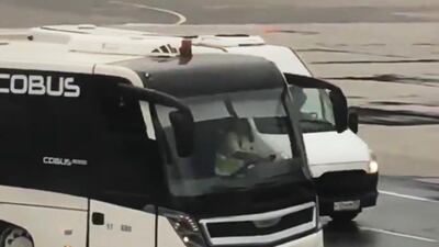 At least one person has reportedly died. Mikhail Norenko/Twitter via AP