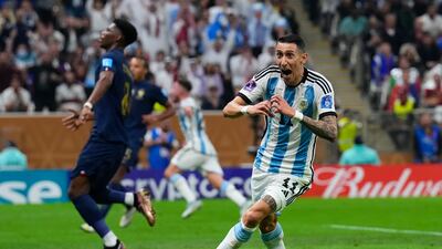 Angel Di Maria 9 - Tremendous on the left. The 34-year-old skied a shot after 16 following smart link up with Messi. Clever to win a penalty after running into the box on 21 and being pushed by Dembele. Scored in Copa America final and here made it 2-0, finishing an incredible move with a decisive finish. AP