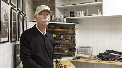 Terry Visosky, the fitting and club repair Specialist at the Abu Dhabi Golf Club, Mona Al Marzooqi / The National
