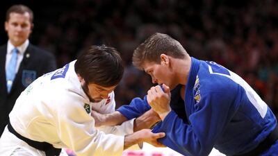In judo, your hands are your eyes because your opponent is sometimes too close for vision to be your main source of information. EPA