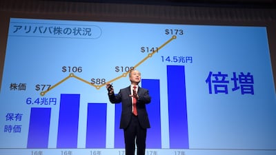 SoftBank billionaire Masayoshi Son will soon own billions of dollars of Uber shares. Akio Kon/Bloomberg