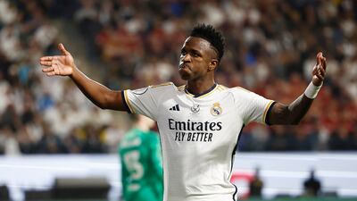 Vinicius Junior was by far Real Madrid's best player as Barcelona were thrashed in the Spanish Super Cup final. Reuters