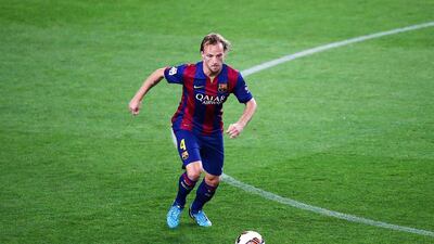 Since he joined Barcelona, Ivan Rakitic has missed just two league matches for the Catalans and has starred during their Uefa Champions League campaign. Blondeau / AP Images