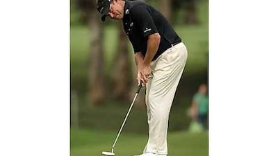 If Lee Westwood, of England, wins on Sunday, Tiger Woods will have to finish second in the event to hold him off for the top spot.