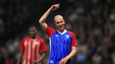 Zinedine Zidane of the France 98 team in action. Zidane scored two goals in the World Cup Final 20 years ago, helping France to win their first World Cup. Gonzalo Fuentes / Reuters