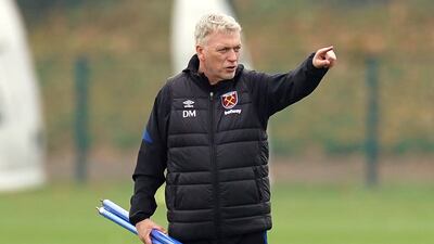 West Ham United manager David Moyes. PA