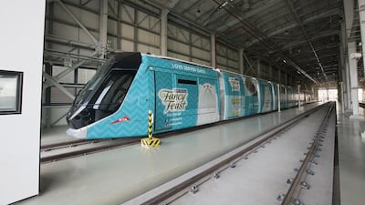 The building where the Dubai Trams are parked. Jeffrey E Biteng / The National