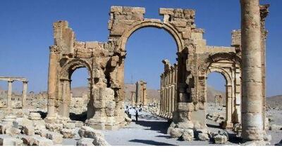 Palmyra, Syria. AFP