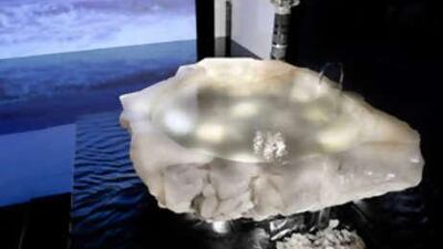 The Baldi bathtub on display at Harrods.