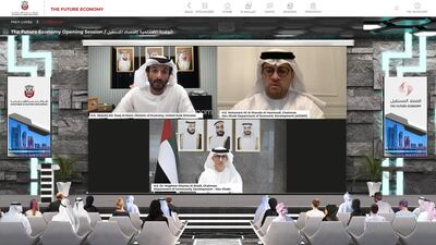 UAE’s minister of economy, Abdullah bin Touq Al Marri said the country aims to have an economy that recovers fastest from the pandemic. Courtesy Abu Dhabi Department of Economic Development