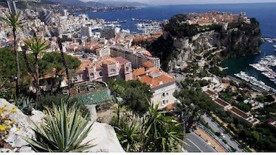 A general view of Monaco taken from the exotic garden, 09 april 2005. Prince Rainier died at age 81 after 55 years on the throne of the Mediterranean principalty. The funeral will take place on April 15. AFP PHOTO GERARD JULIEN