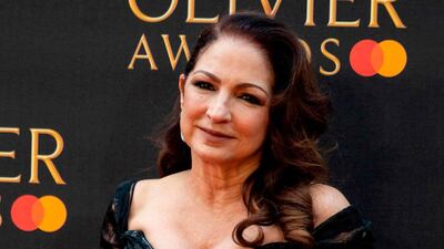 Gloria Estefan arrives at the Olivier Awards at the Royal Albert Hall on April 7, 2019. AFP