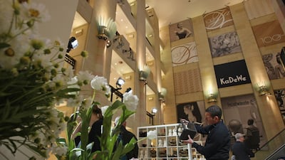 The luxurious interior of KaDeWe in 2009. The store opened on Berlin's Wittenberg Platz in 1907. Getty Images
