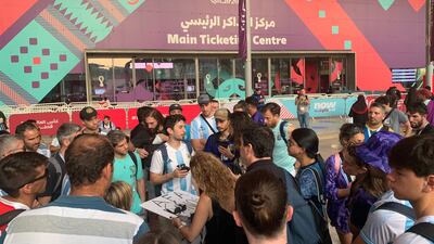 Fans called on Fifa and the Argentine Football Association to help them