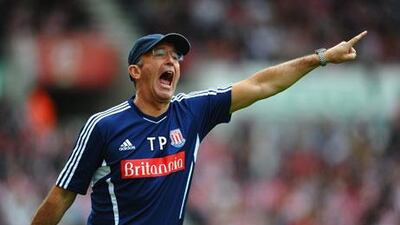 Tony Pulis, who took charge of Stoke City in 2006, led the club to their FA Cup final. Laurence Griffiths / Getty Images