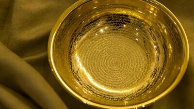 The bowl is titled Wellness Bowl and the words speak of blessings and wellness. Antonie Robertson / The National