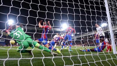 November 23, 2019, Crystal Palace 1 Liverpool 2: Roberto Firmino scores his team's second goal at Selhurst Park. Getty
