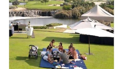 Picnic brunch at AL Badia Golf club. For Arts and Life. Story by Emily Shardlow. Courtesy Al Badia Golf Club InterContinental Dubai Festival City