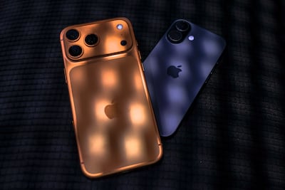 The Apple iPhone 17 Pro Max and iPhone 17. Victor Besa / The National