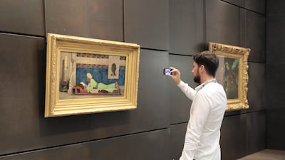 A Young Emir Studying by Osman Hamdy Bey, 1878. Chris Whiteoak / The National